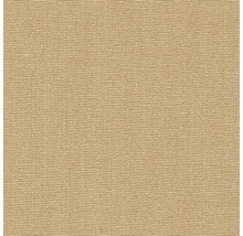 Nahaufnahme eines beigen Stoffes mit feiner Textur.