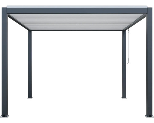 Freistehende Terrassenüberdachung mit Lamellendach
