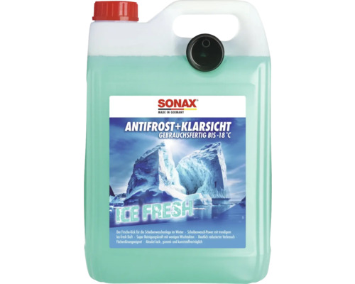 Scheibenfrostschutz SONAX IceFresh, bis -18°C, 5 l Sonax Scheibenreiniger Antifrost und Klar Sicht bis minus 18 Grad Celsius