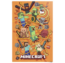 Minecraft Poster mit verschiedenen Charakteren