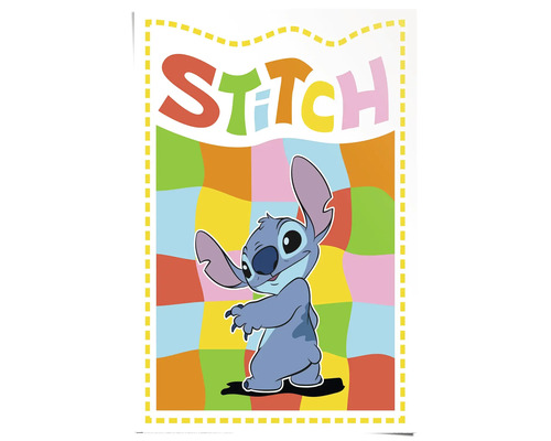 Poster mit Stitch Motiv