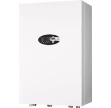 Elektrischer Durchlauferhitzer mit Bedienfeld und Kospel Logo