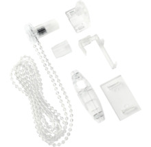 Jalousie Zubehör Set mit Kugelkette und diversen Befestigungsteilen