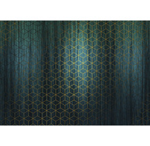 Grafisches Muster mit geometrischen Formen auf strukturiertem Hintergrund