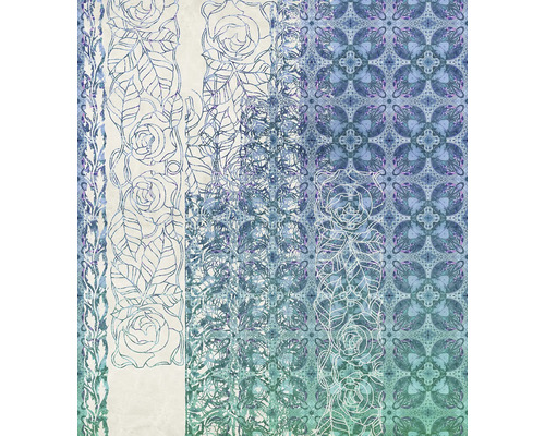 Muster mit Blumen- und Ornamentmotiven