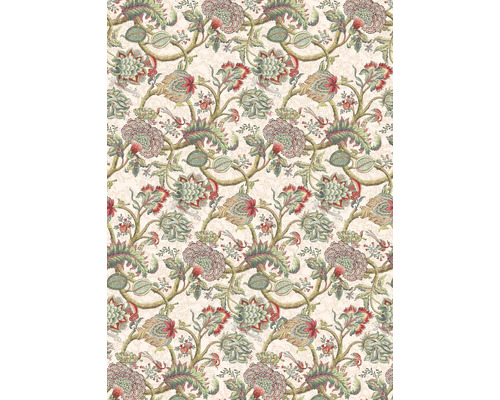 Tapete mit Blumen- und Pflanzenmuster