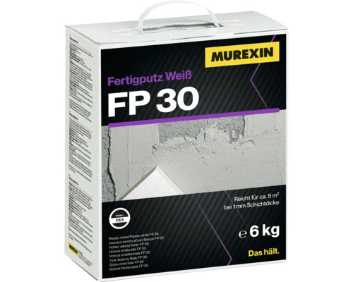 Murexin Fertigputz Weiss FP 30 im 6 Kilogramm Gebinde