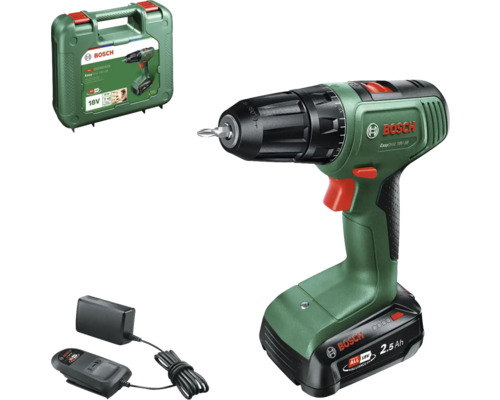 Akkuschrauber mit Akku, Ladegerät und Koffer