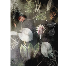 Dekorative Wandgestaltung mit botanischen Motiven
