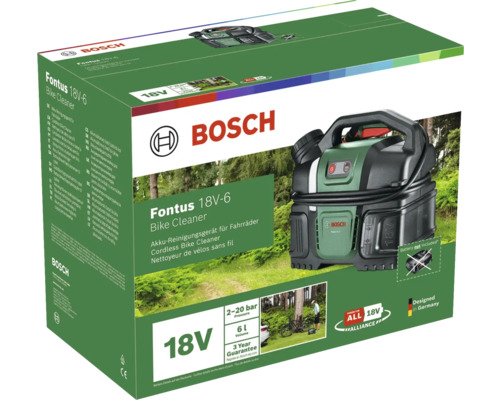 Bosch Fontus 18V-6 Fahrradreiniger im Karton
