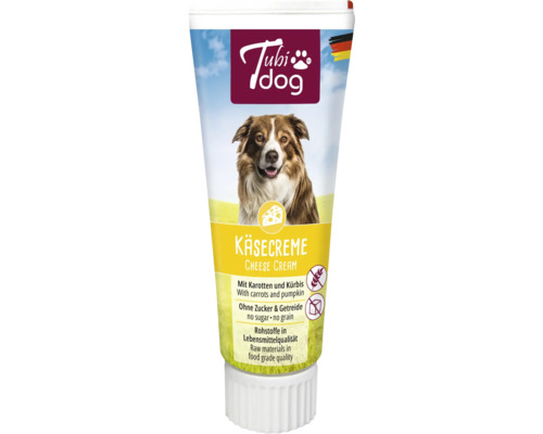 Hundesnack Tubidog Käsecreme 75g Tubi Dog Käsecreme für Hunde im Tubenformat