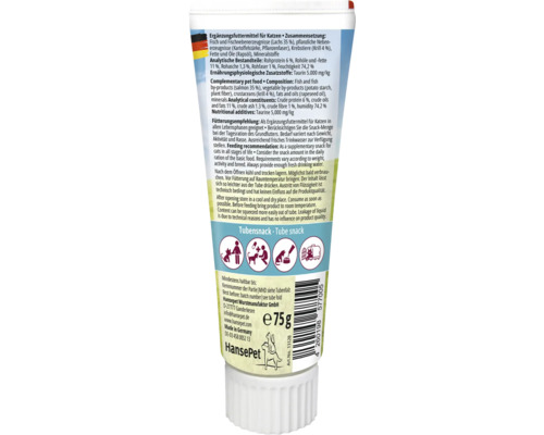 Hansepet Katzensnack aus der Tube, 75 Gramm