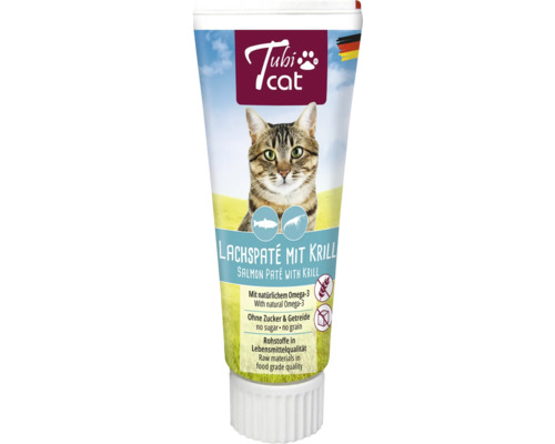 Katzensnack Tubicat Lachspaté mit Krill 75g Tubicat Lachspaté mit Krill Katzenfuttertube