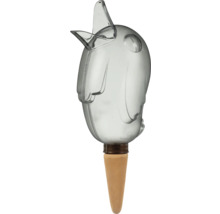 Bewässerungshilfe in Vogelform mit Tonkegel für Zimmerpflanzen