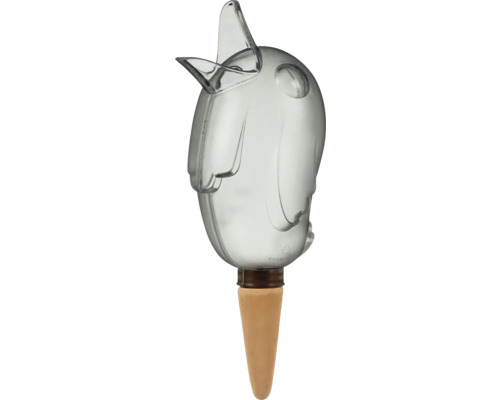 Bewässerungshilfe aus Glas in Vogelform