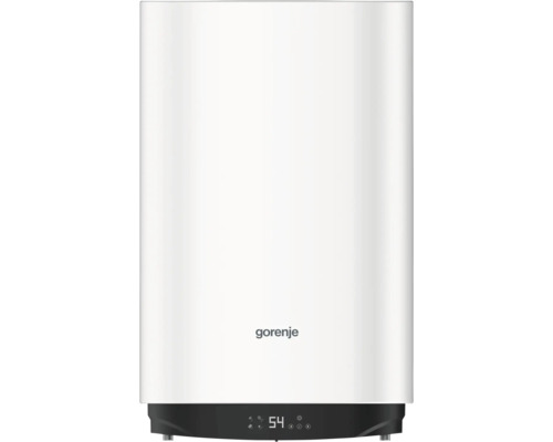 Gorenje Logo auf einem Warmwasserspeicher