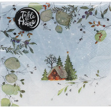 Serviettenpackung mit Wintermotiven