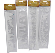 Verschiedene Fensterbilder in Verpackung.