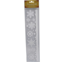 Fensterbild mit Schneeflocken in Verpackung