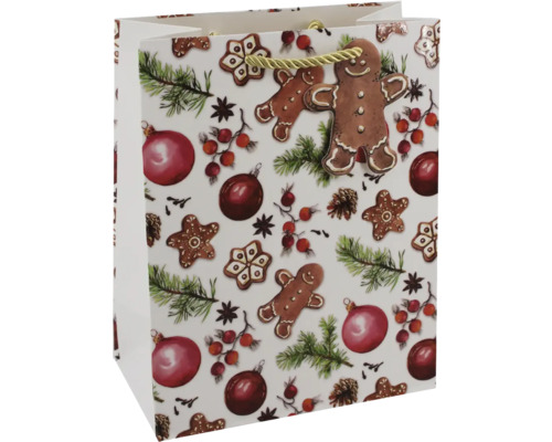 Geschenktasche mit Weihnachtsmotiven