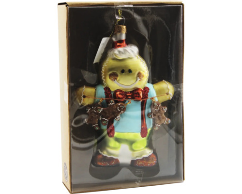 W.GLASFORMEN - LEBKUCHENMANN Lebkuchenmann Christbaumschmuck in Verpackung