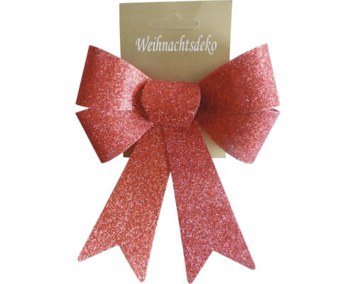 Glitzernde Schleife zur Weihnachtsdekoration