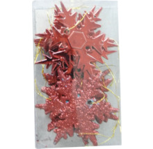 Weihnachtsbaumschmuck aus Kunststoff in Schneeflockenform