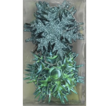 Weihnachtsbaumschmuck Schneeflocken in einer Verpackung