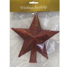 Weihnachtsbaumspitze Stern mit Glitzer