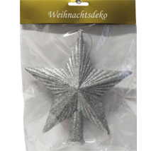 Weihnachtsbaumspitze in Sternform, glitzernd, zur Weihnachtsdekoration