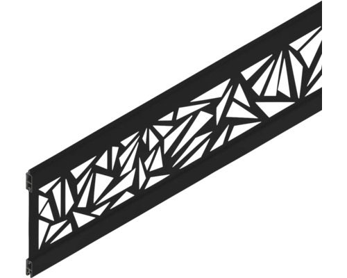 Dekorprofil mit geometrischen Ausschnitten