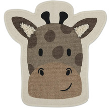 Giraffen Teppich mit Tiergesicht