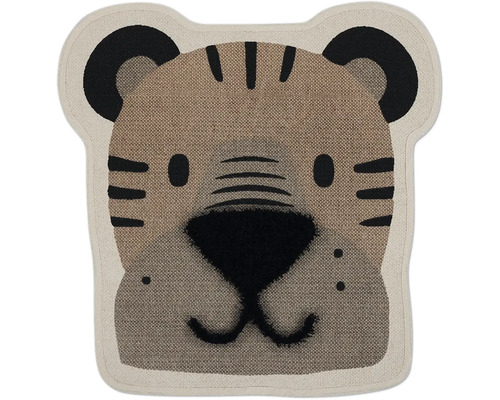 Teppich mit Tigergesicht Motiv