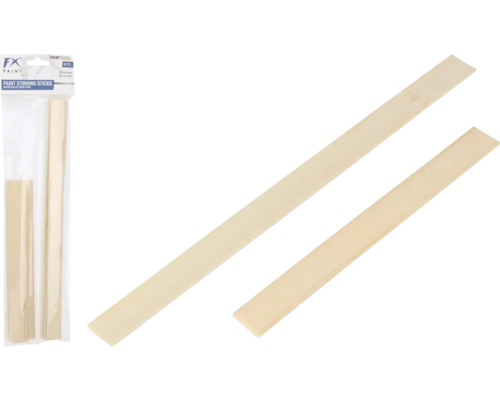 Malerwerkzeug Holzfarbenmischstäbe, Sechs Stück