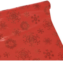 Geschenkpapier mit Schneeflockenmuster