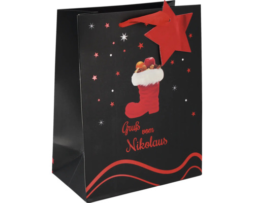 Geschenktüte mit Nikolausmotiv