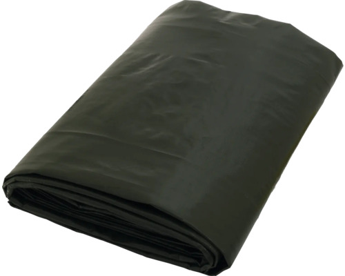 Zusammengefaltete Abdeckplane
