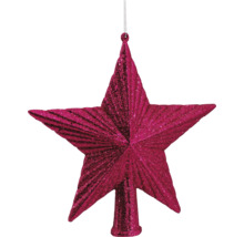 Glitzernder Stern als Christbaumspitze
