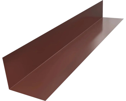 Precit Roof Winkelblech ohne Wasserfalz oxidrot 0,6x250x2000 mm Winkelleiste aus Metall