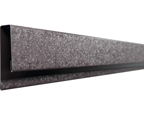 Fassadenprofil J für Siding 0,45mm RAL 8019 Matt, L=2 m Metall Fensterbank Profil