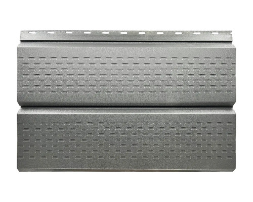Fassadenverkleidung Siding perforiert 0,45mm RAL 7024 Matt, L=2,5 m Fassadenverkleidung aus Kunststoff