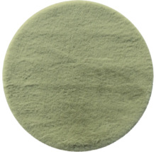 Runder Teppich aus Kunstfaser