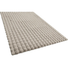 Rechteckiger Teppich mit gerippter Textur
