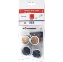 Garant Puffergriff aus Metall, Chrom, zum Kleben im Paket
