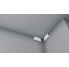 Zwei Zierleisten in einer Raumecke