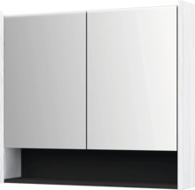Spiegelschrank mit zwei Türen und Ablage