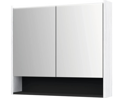 Spiegelschrank mit zwei Türen und Ablage