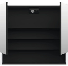Offener Wandschrank mit Regalböden