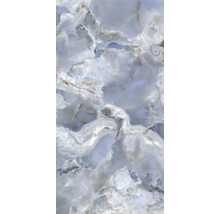 Nahaufnahme einer Marmorfliese mit dekorativer Oberfläche für den Innenbereich