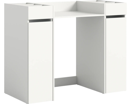 Weißer Waschtisch mit Stauraum